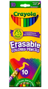 Crayola 10ct Erasable Colored Pencils