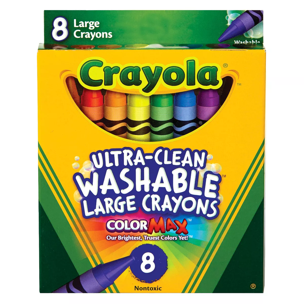 Crayola 8ct Washable Large Crayons