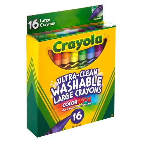 Crayola 16ct Ultra Clean Washable Large Crayons