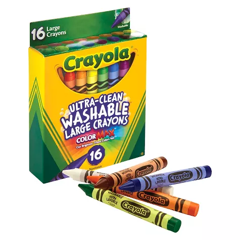 Crayola 16ct Ultra Clean Washable Large Crayons