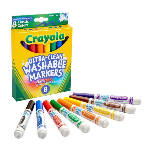 Crayola 8ct Ultra-Clean Washable Markers