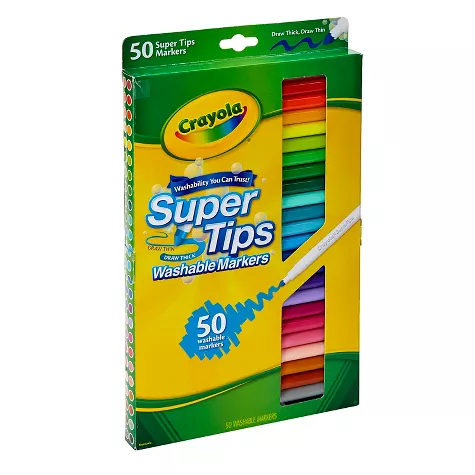 Crayola Super Tips 50ct Washable Markers