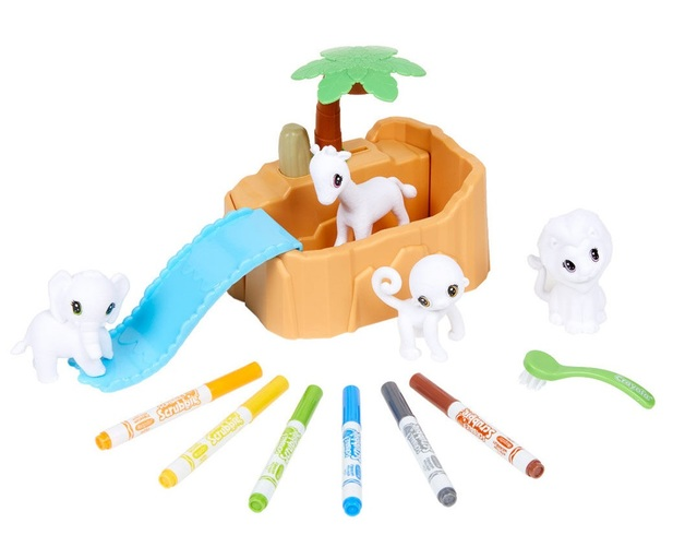 CRAYOLA SCRIBBLE SCRUBBIE SAFARI TUB SET