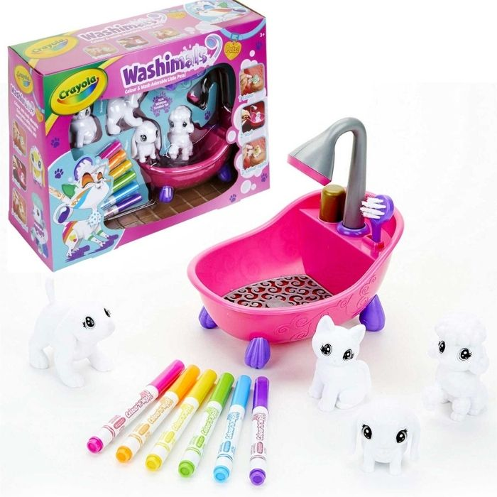 Crayola Washimals Pet Animal Tub Play Set