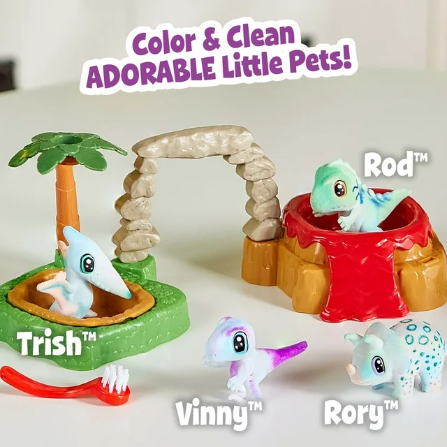 Crayola Scribble Scrubbie Dinosaur Island Toy Set