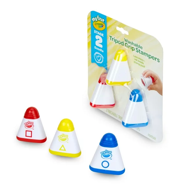 Crayola My First Washable Tripod Grip Stampers