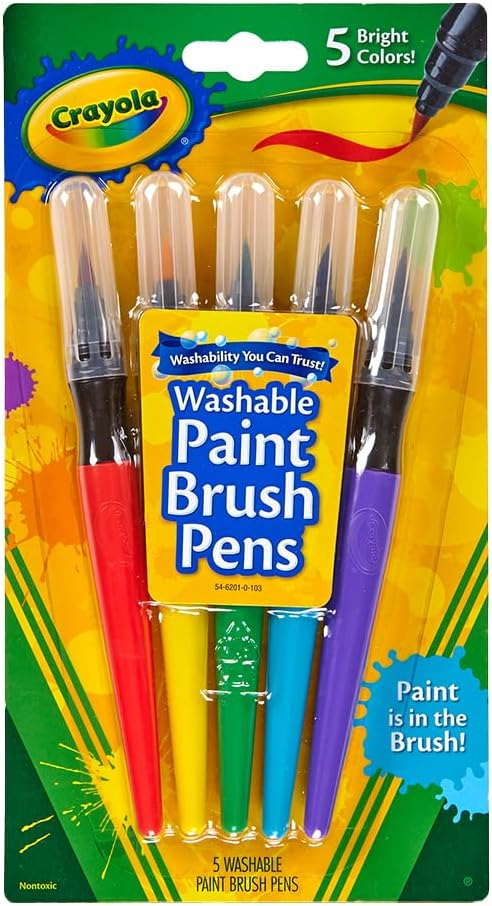 Crayola 5ct Washable Paint Brush Pens