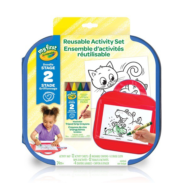 My First Crayola Reusable Doodle Activity Set