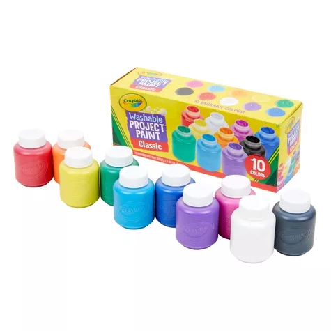 Crayolan10ct KIDS Washable Paints