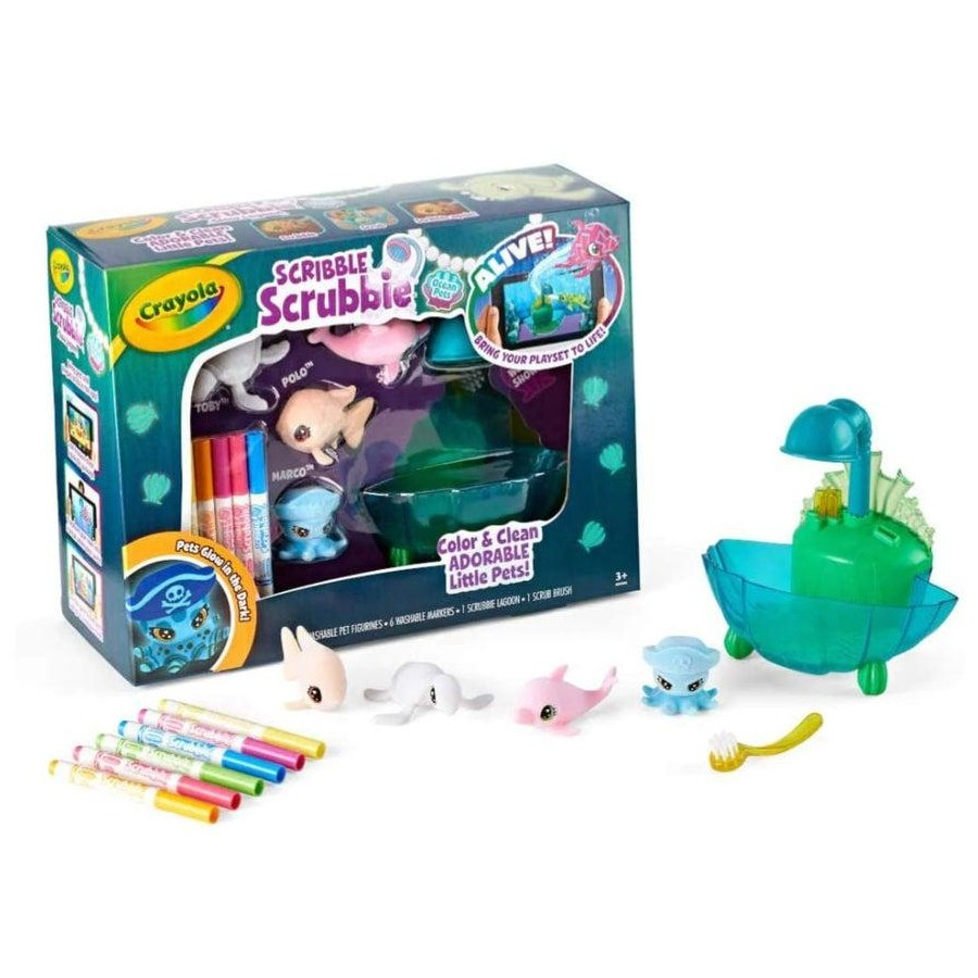 Crayola Scribble Scrubbie Glow Lagoon Playset
