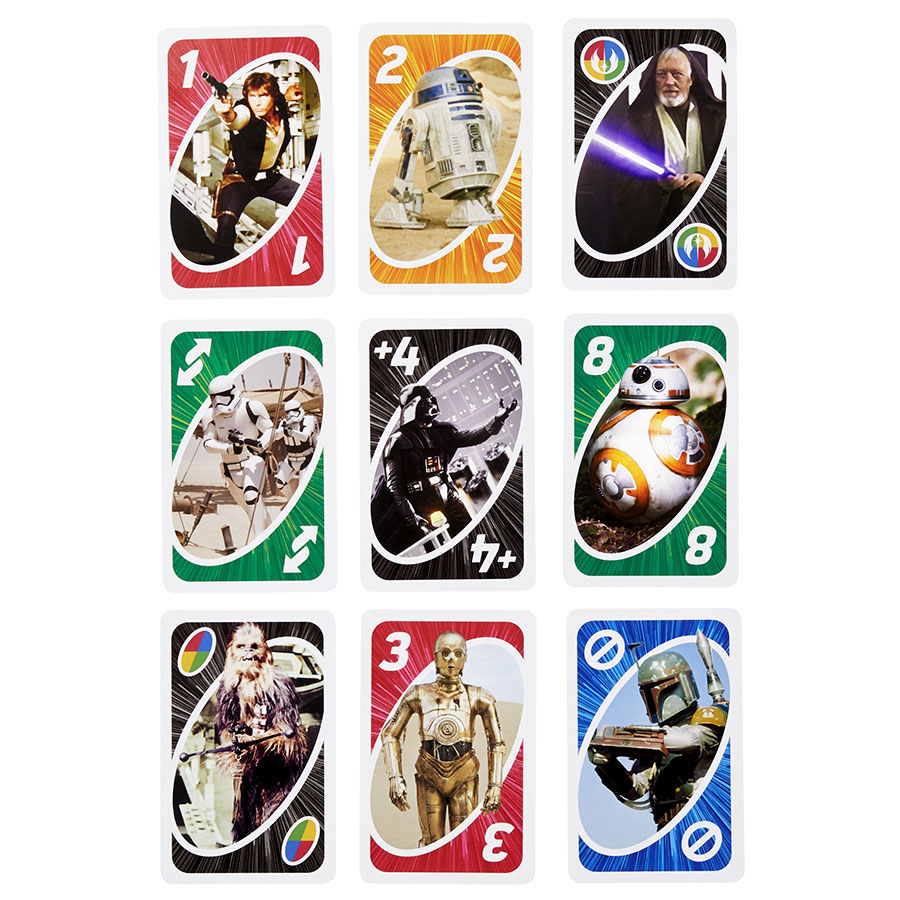 Uno Starwars Card Game