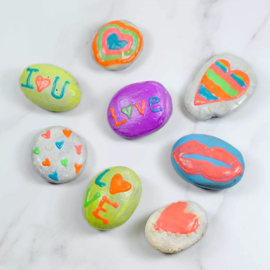 Creativity For Kids Glow Rock Painting Kit