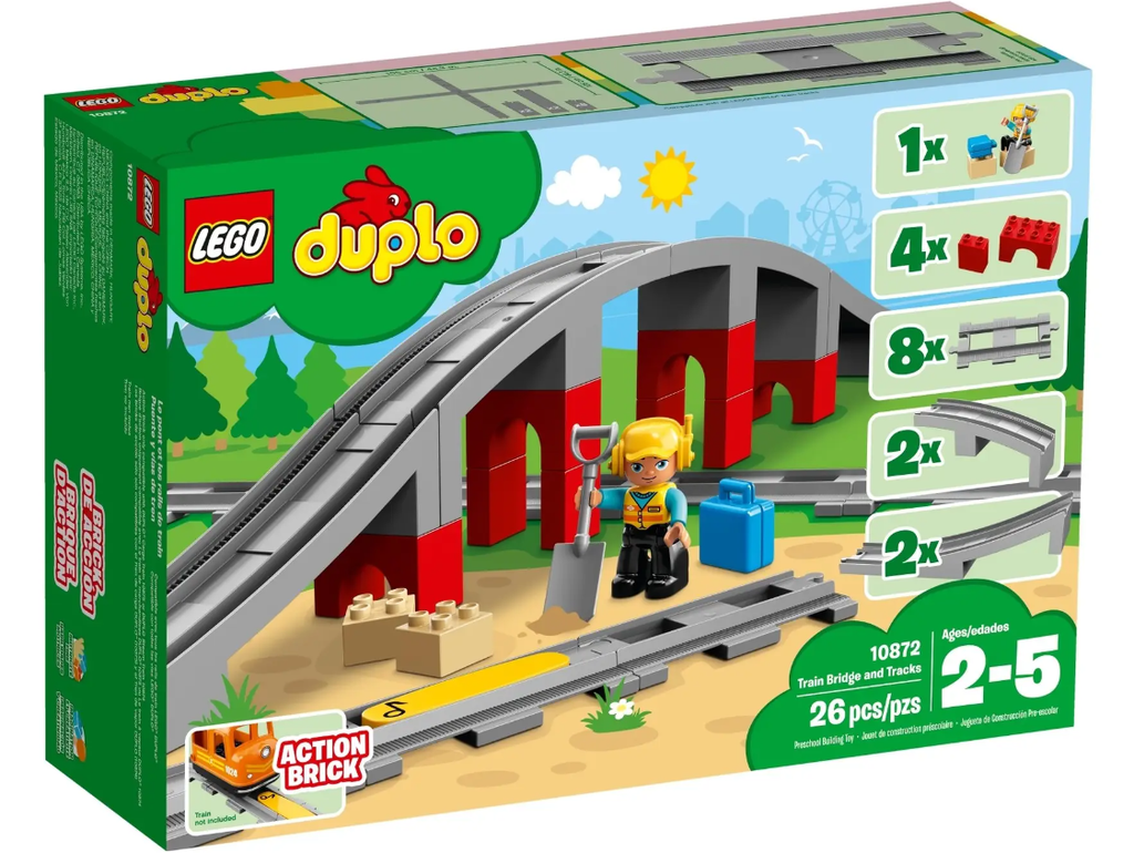 LEGO 10872 Duplo Train Bridge and Tracks