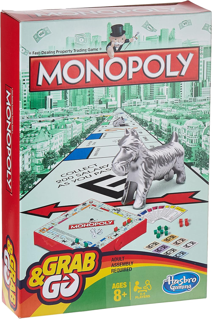 Monopoly Grab n Go Travel Game