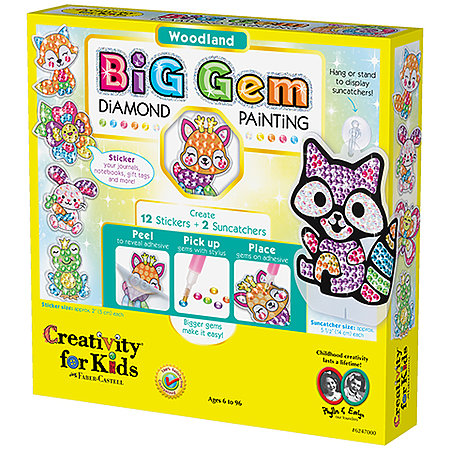 Creativity for Kids Big Gem Diamond Painting Woodland