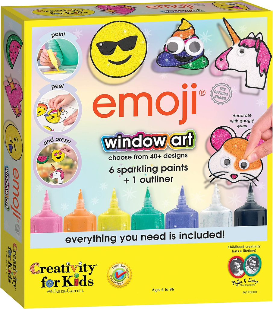 Creativity for Kids Emoji Window Art