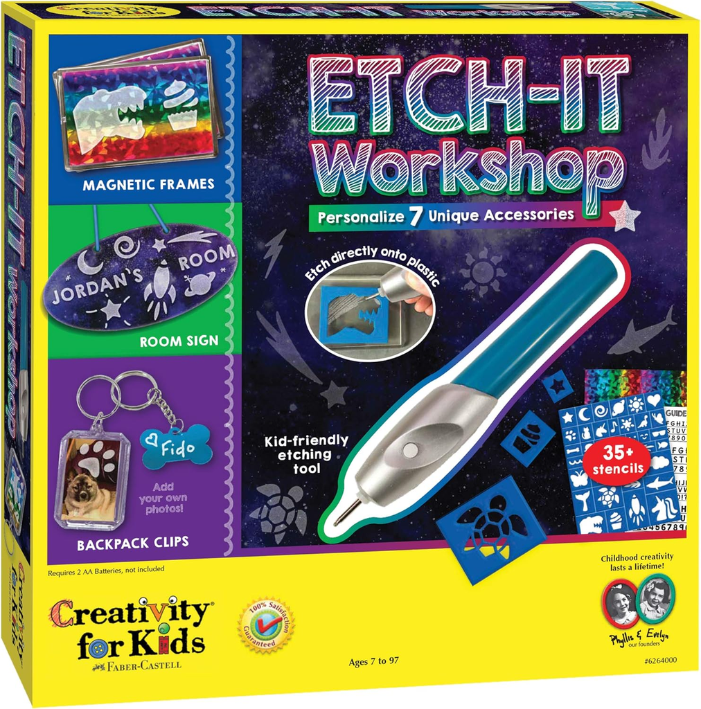 Creativity for Kids Etch It Workshop