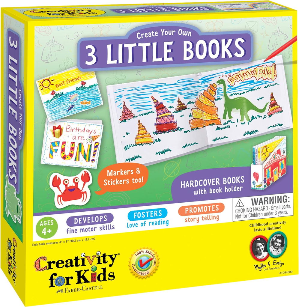 Faber-Castell Creativity for Kids Create Your Own 3 Little Books