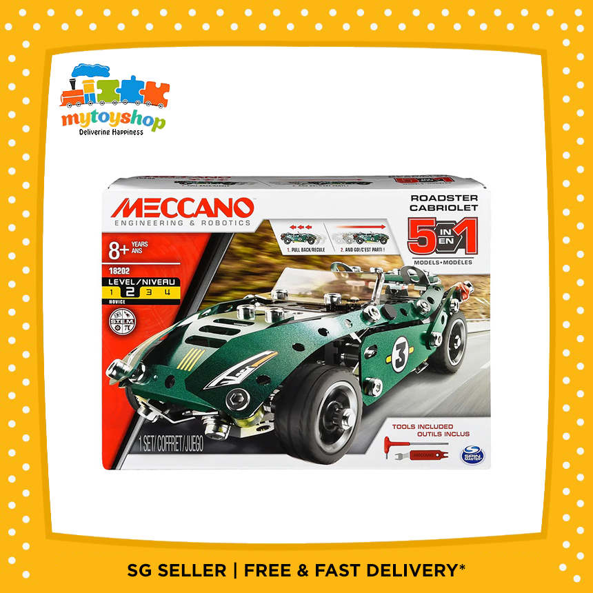 Meccano Roadster Cabriolet 5 in 1