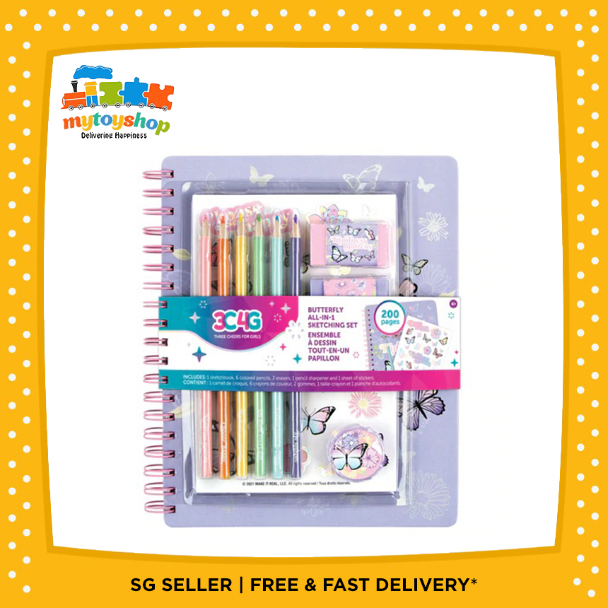3C4G Butterfly Sketching Set