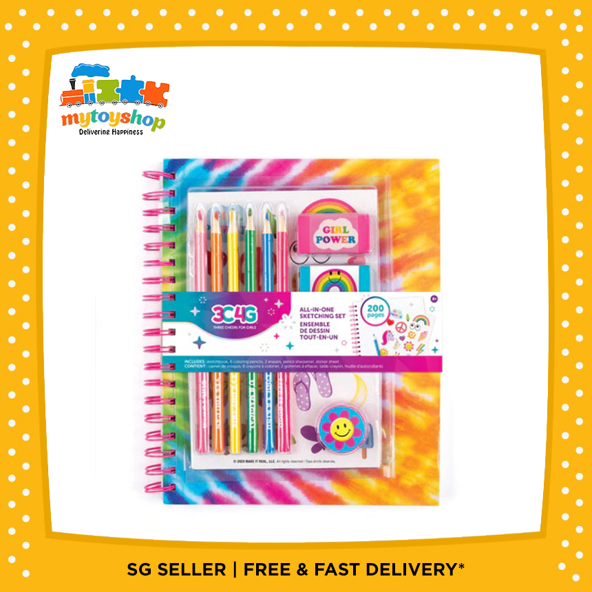 3C4G Rainbow All in 1 Sketching Set