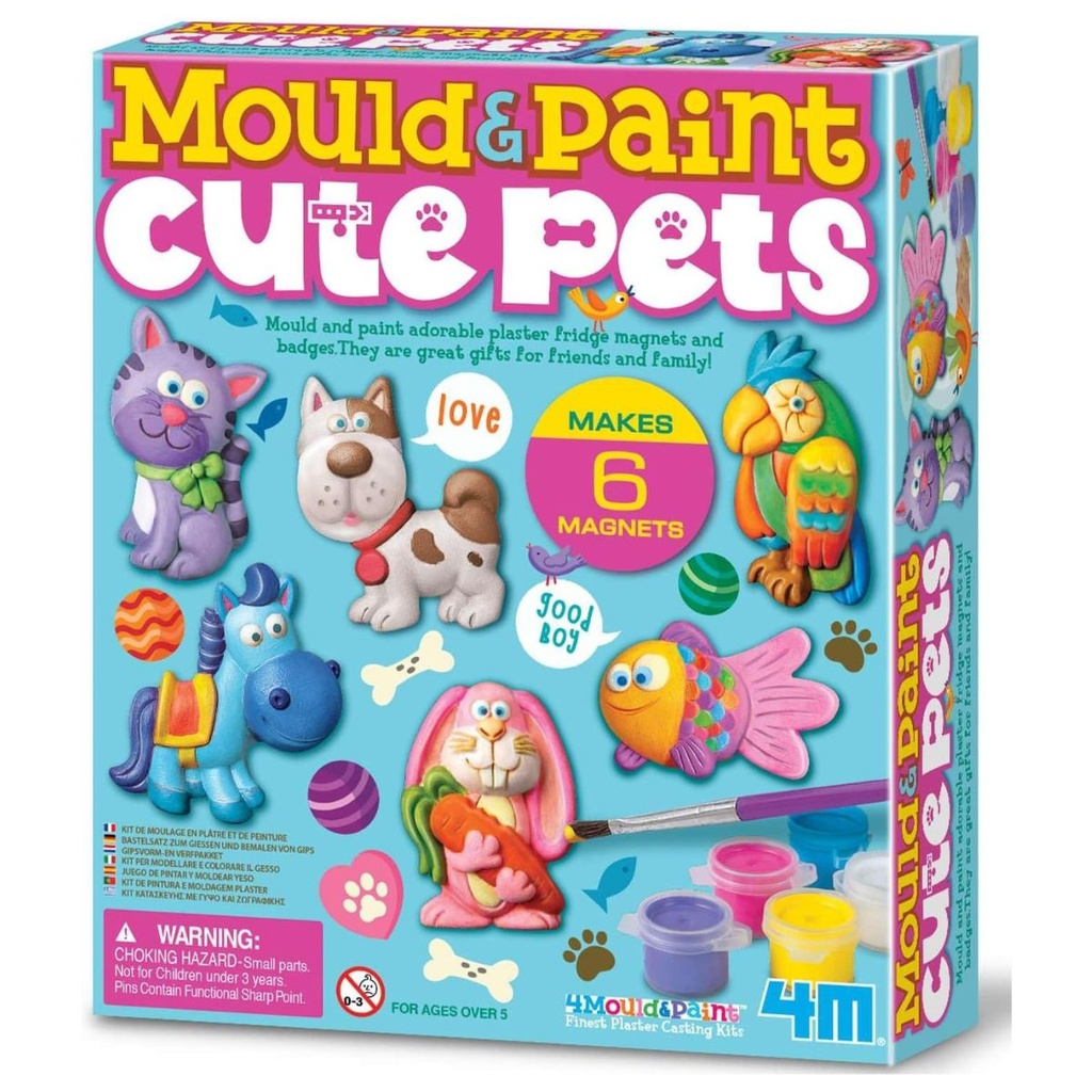 4M Mould and Paint Cute Pets