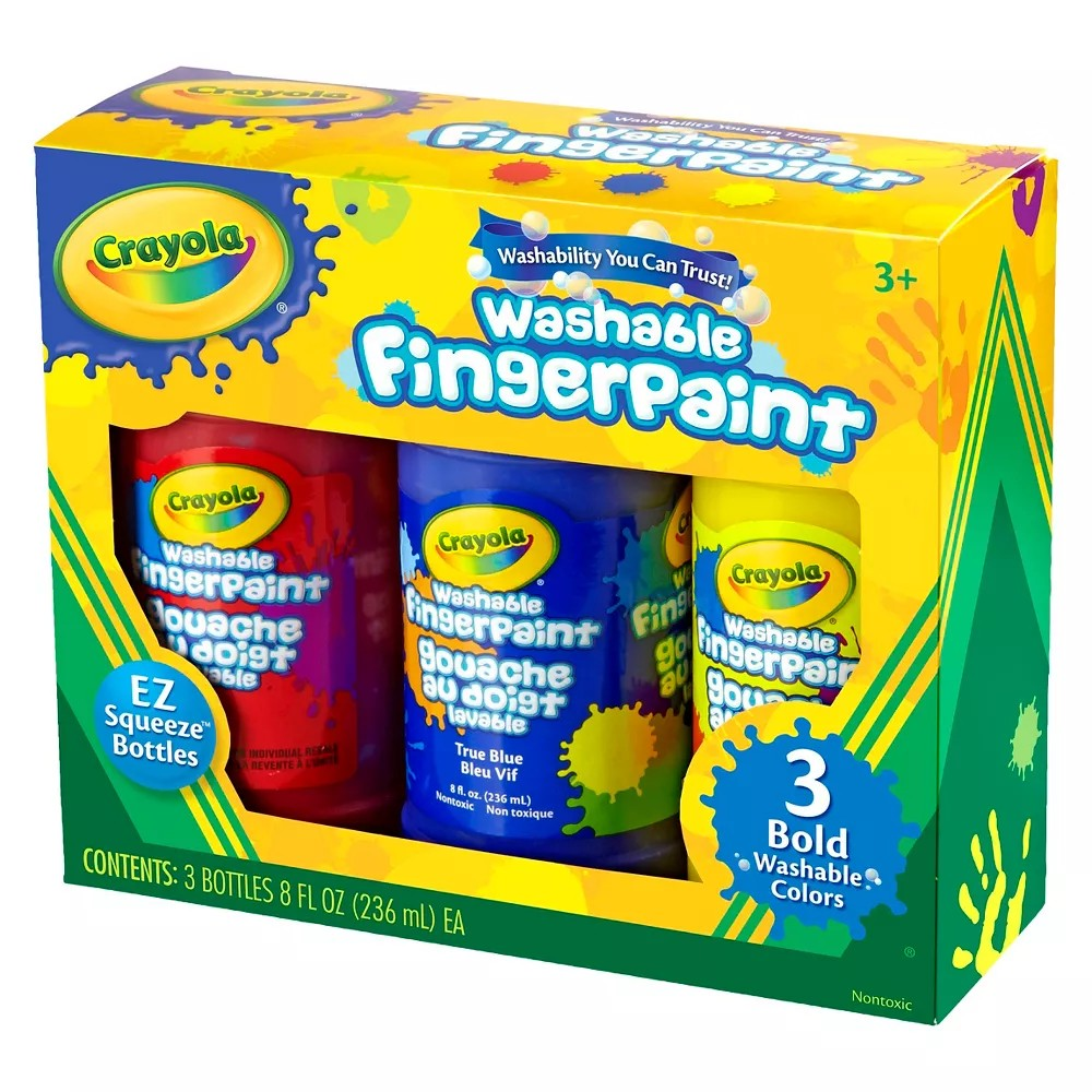 Crayola Washable FingerPaints Primary Colors