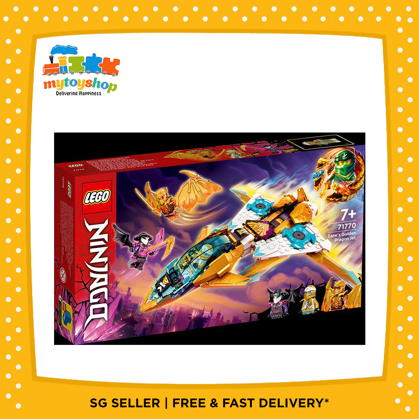 LEGO 71770 Ninjago Zane Golden Dragon Jet