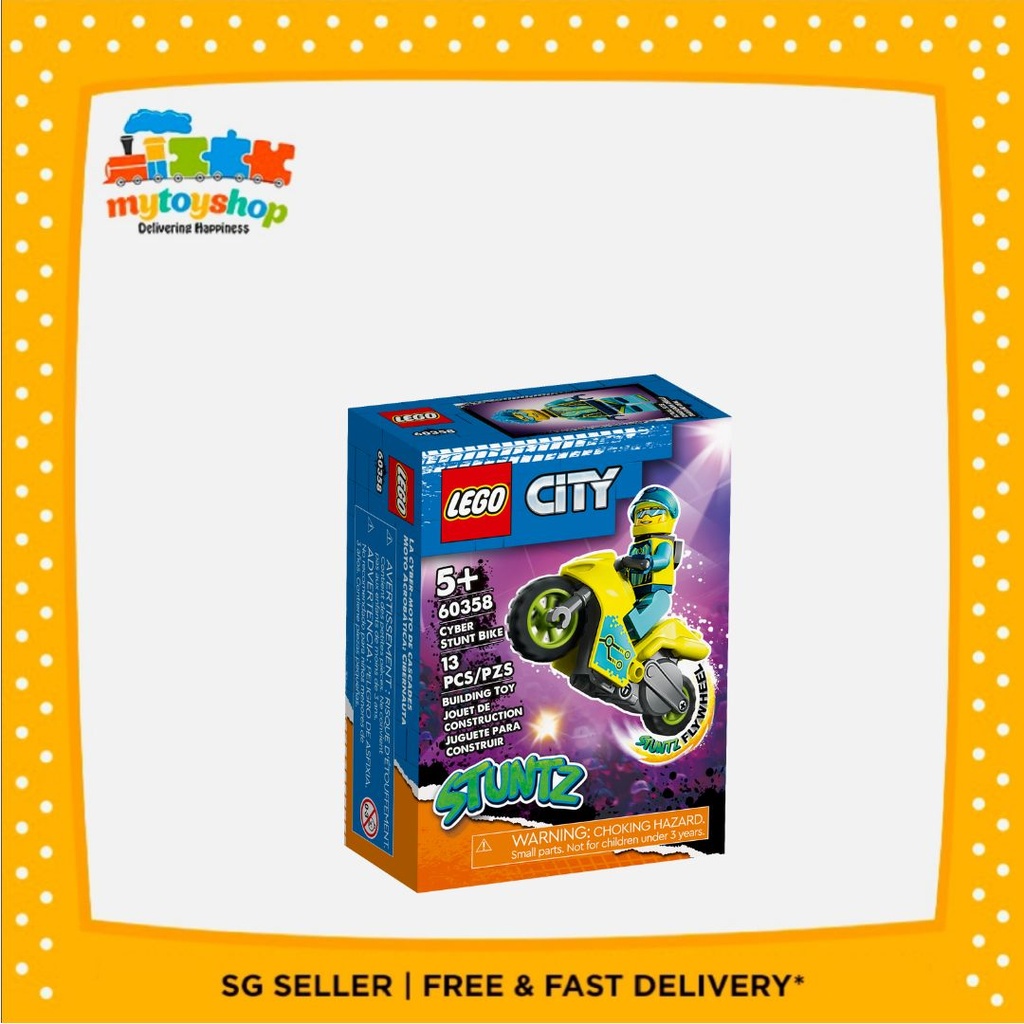 LEGO City Stuntz 60358 Cyber Stunt Bike