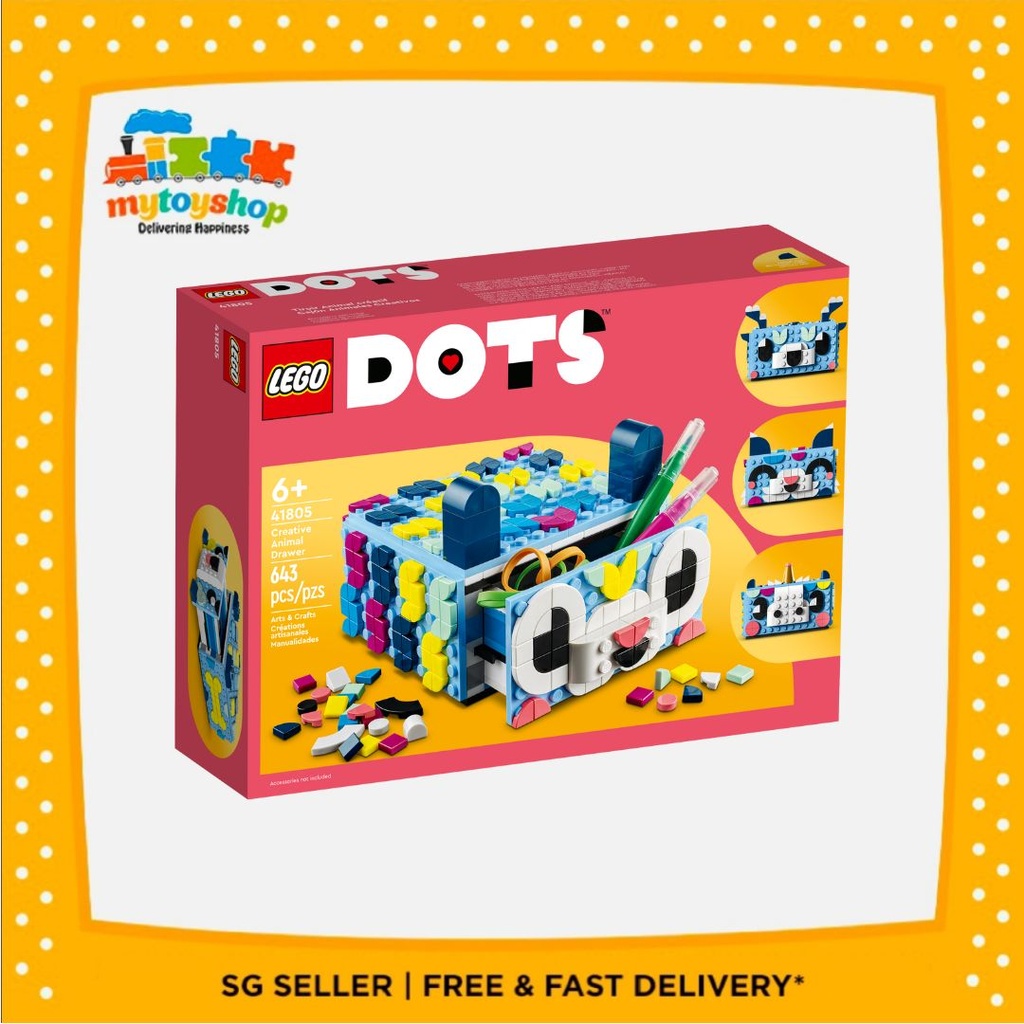 LEGO DOTS 41805 Creative Animal Drawer