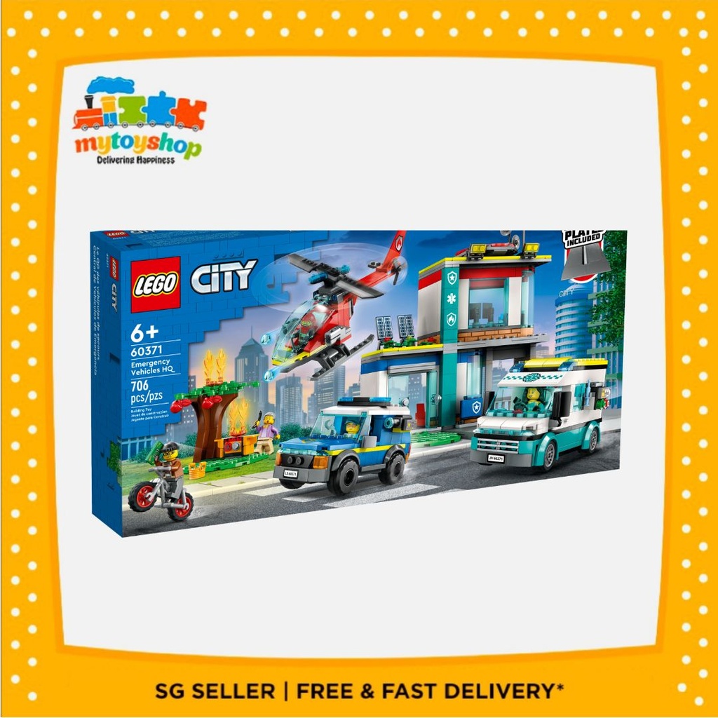 LEGO City Police 60371 Emergency Vehicles HQ