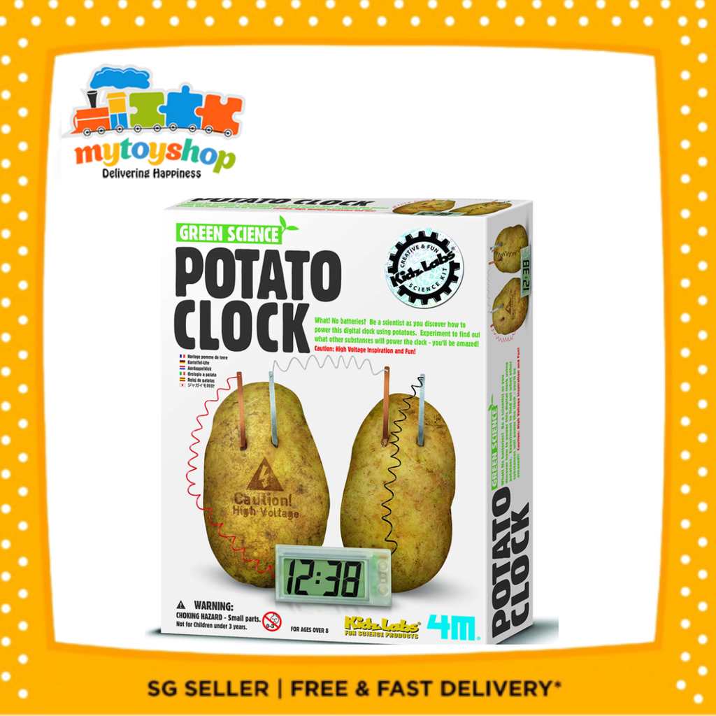 4M Green Science Potato Clock