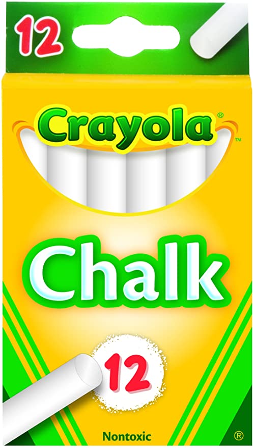 Crayola 12 Count White Chalk