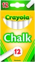 Crayola 12 Count White Chalk