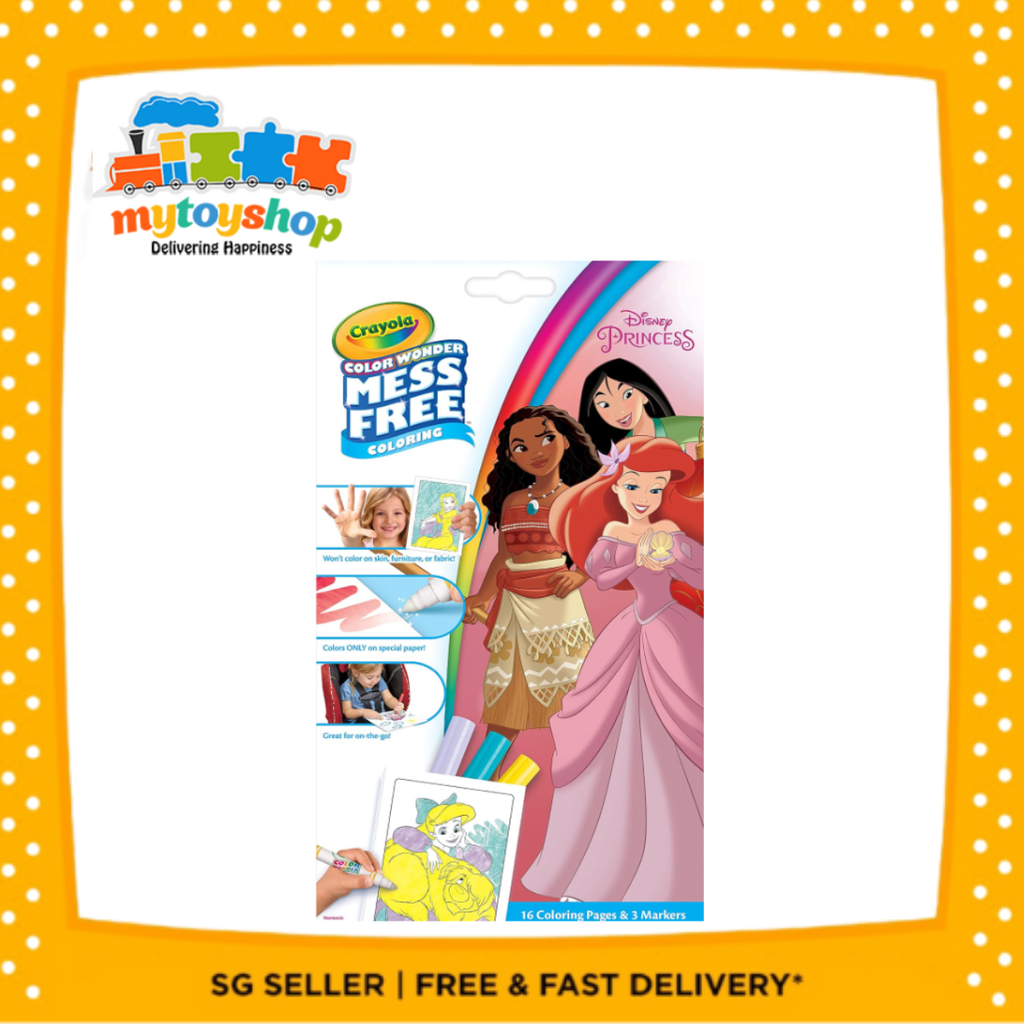 Crayola Color Wonders Mess Free Disney Princess Mini Pack Colouring Pad
