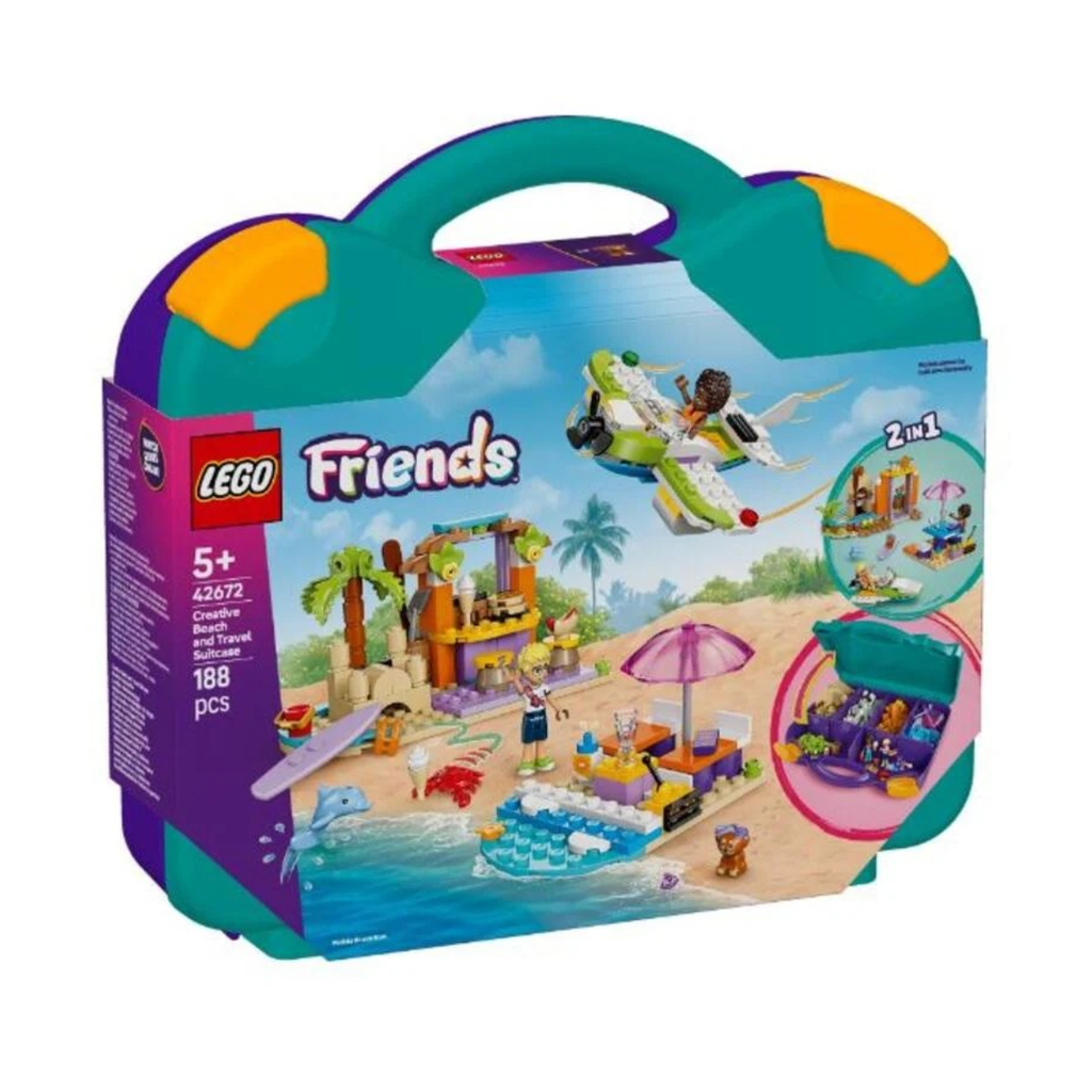 LEGO 42672 Friends Beach and Travel Suitcase