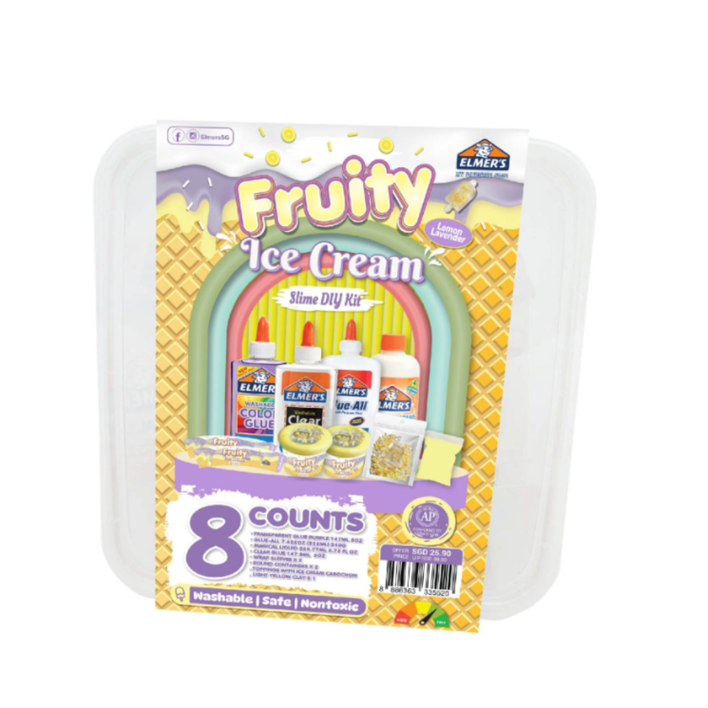 Elmers Fruity Ice Cream-Lemon Lavender DIY Kit