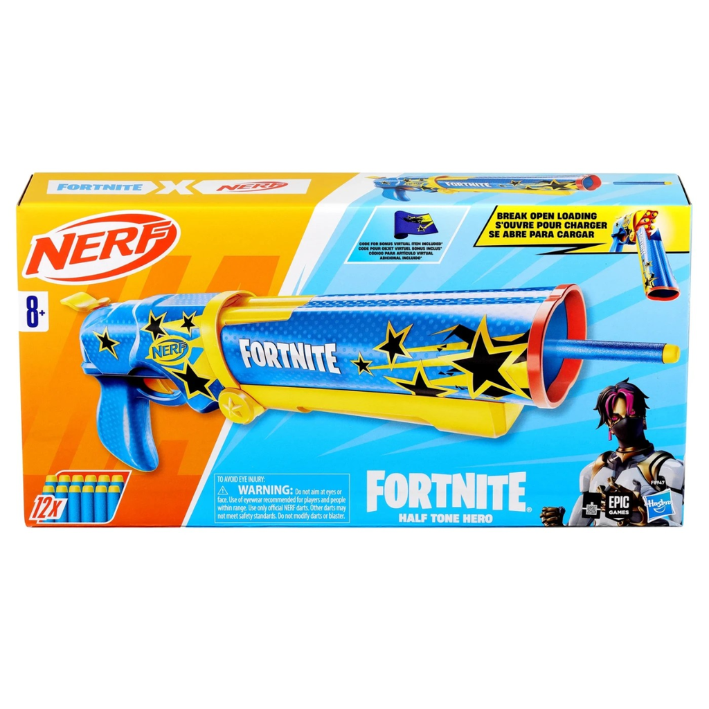 NERF Fortnite Half Tone Hero Dart Blaster