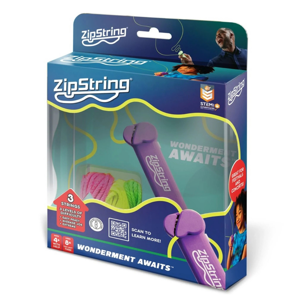 ZipString Clear Package Vivacious Violet Rope Launcher