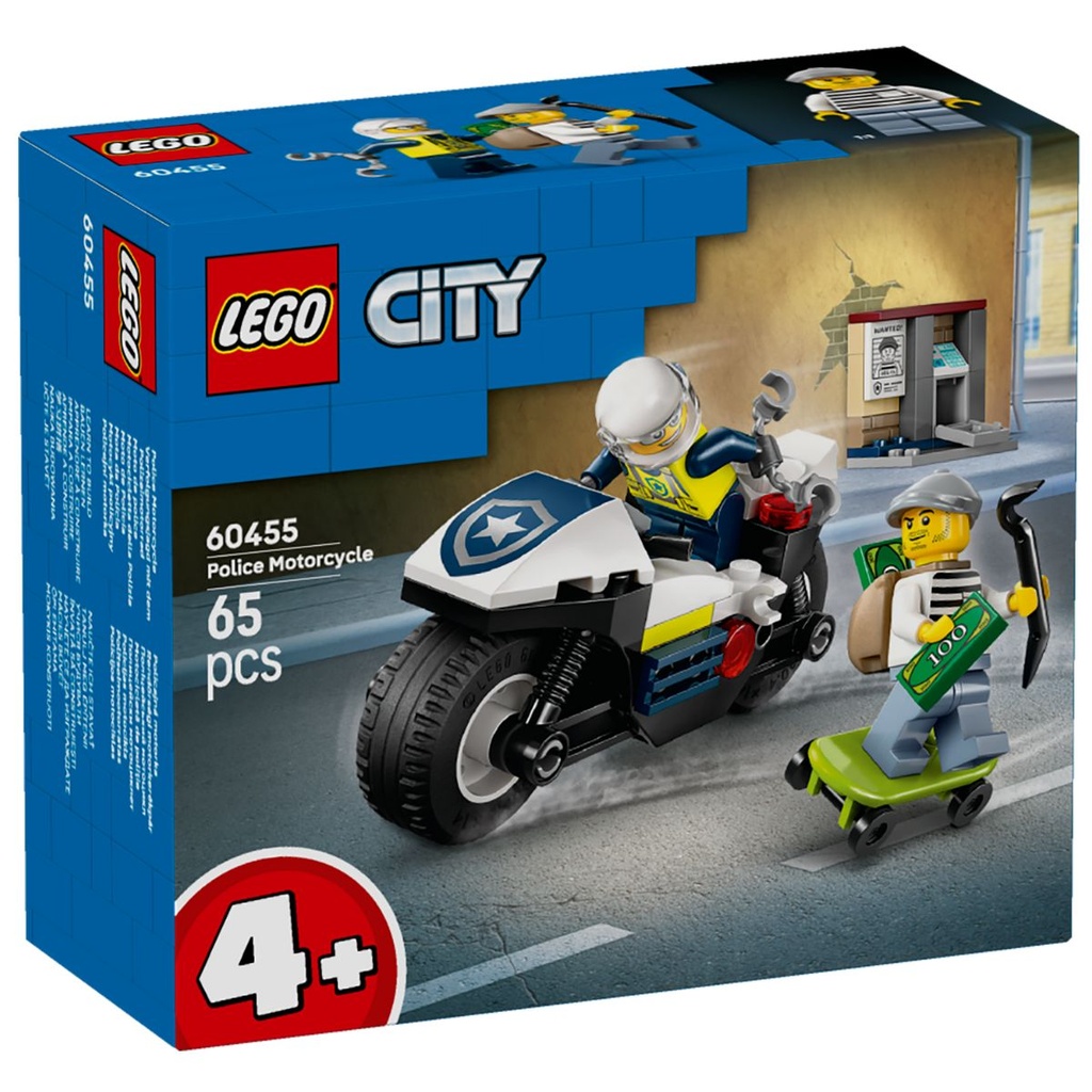 LEGO 60455 City Police Motorcycle Chase