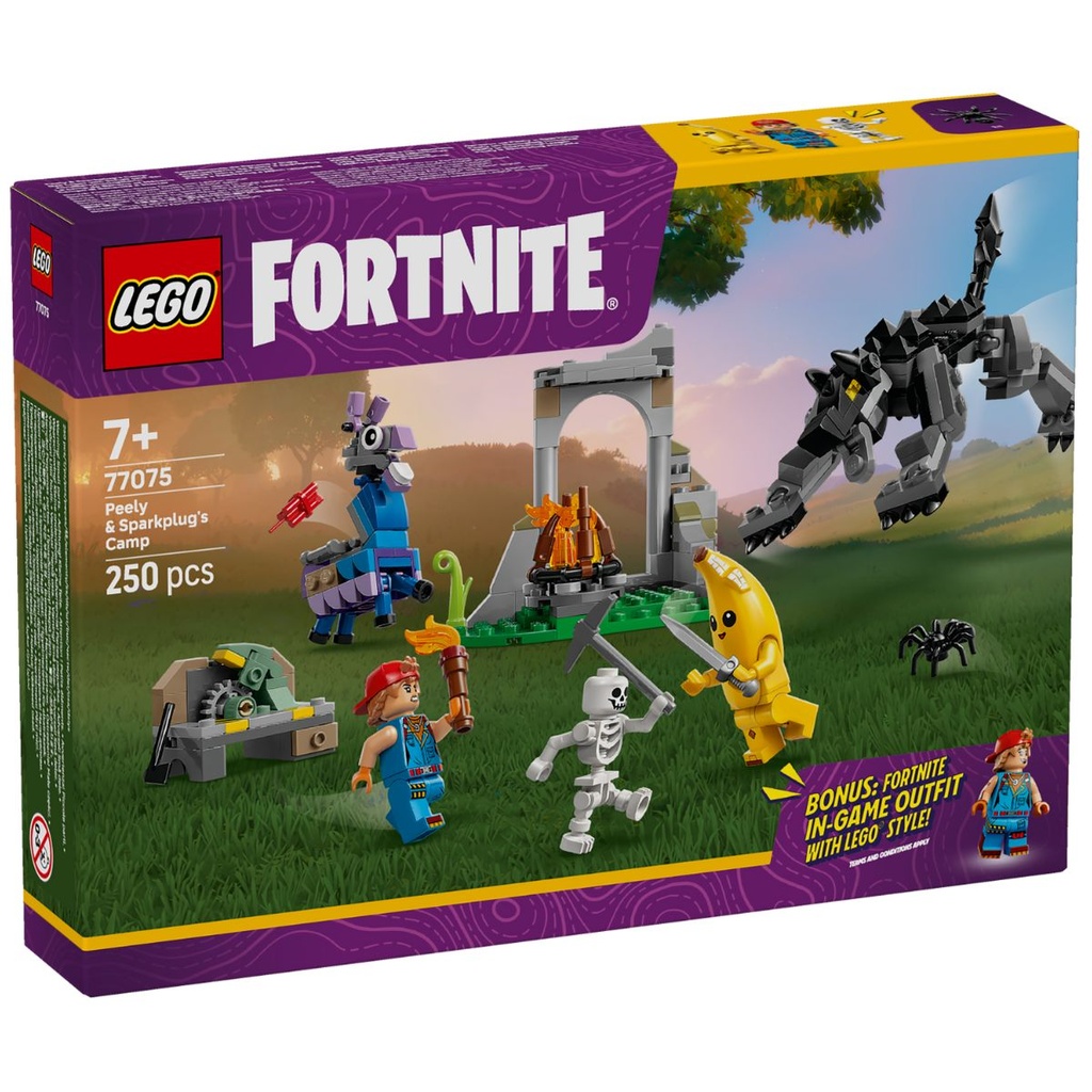 LEGO 77075 Fortnite Peely N Sparkplug’s Camp