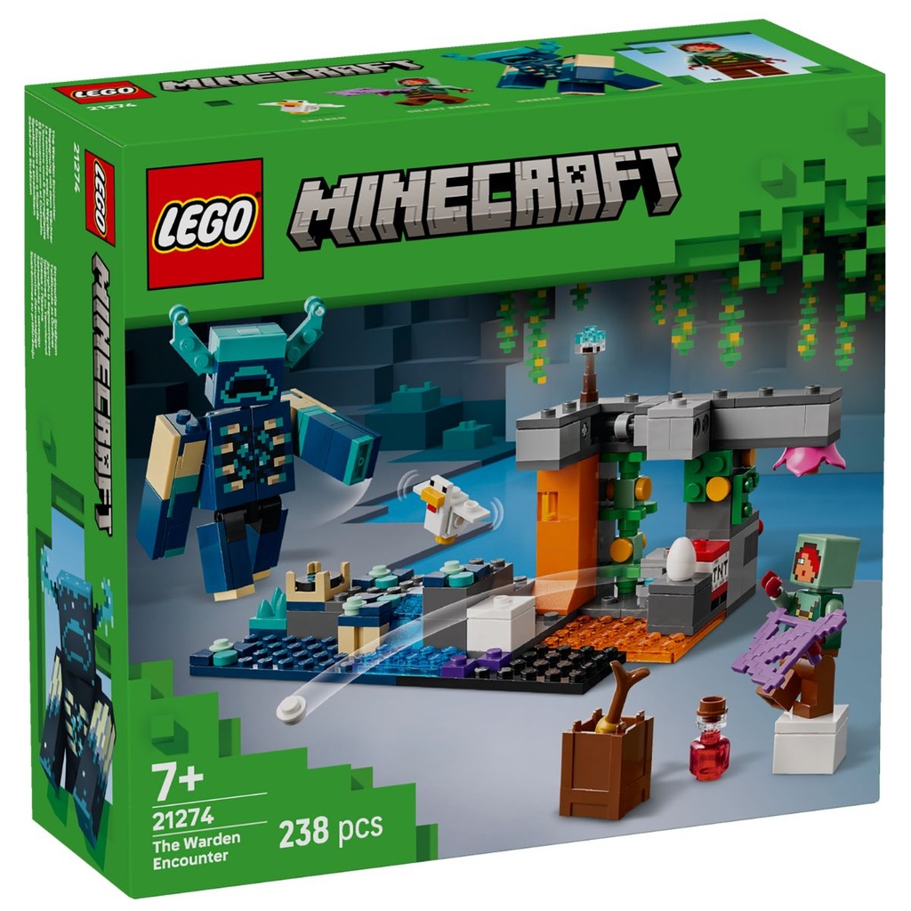 LEGO 21274 Minecraft The Warden Encounter