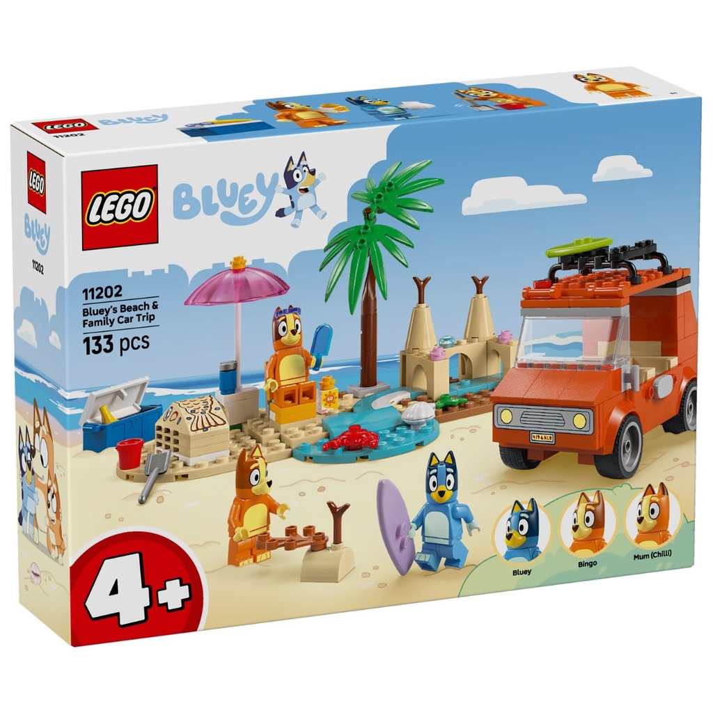 LEGO 11202 Bluey’s Beach N Family Car Trip