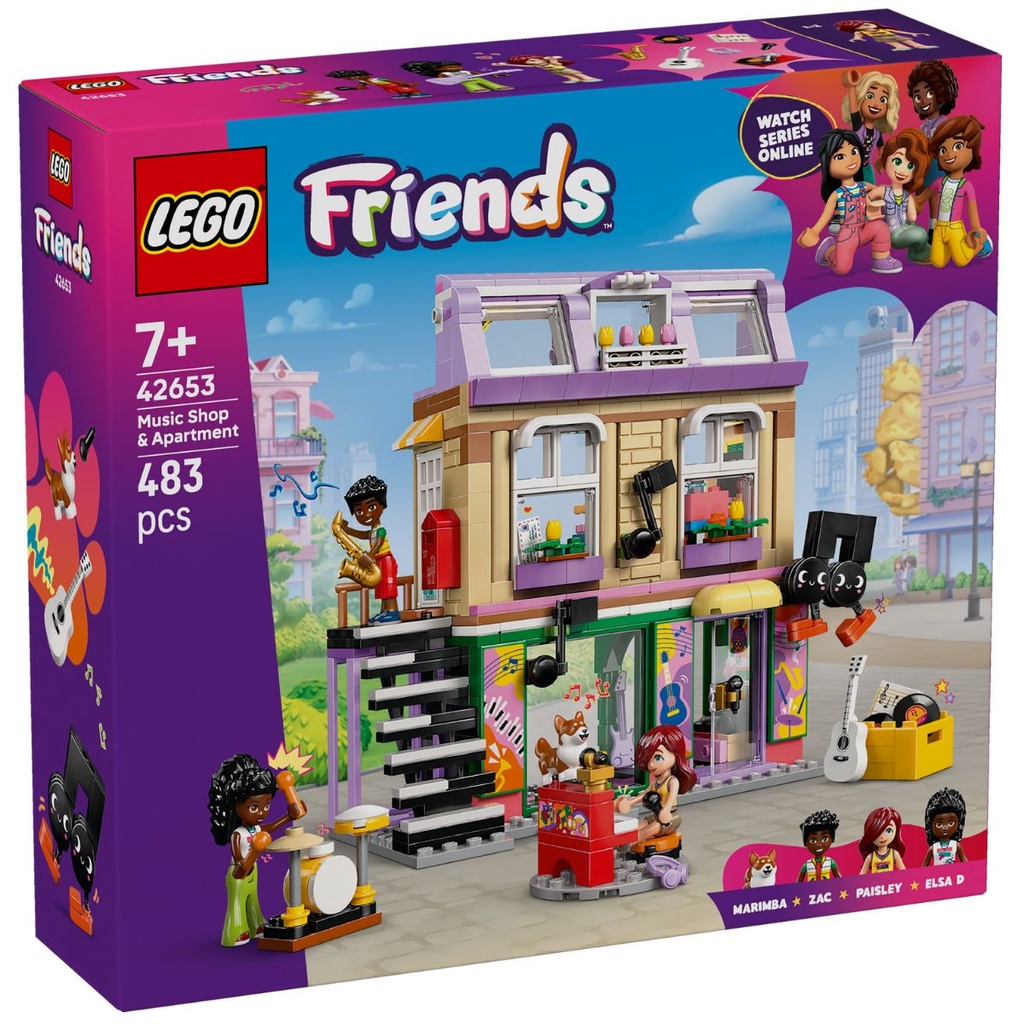 LEGO 42653 Friends Music Store N Apartment
