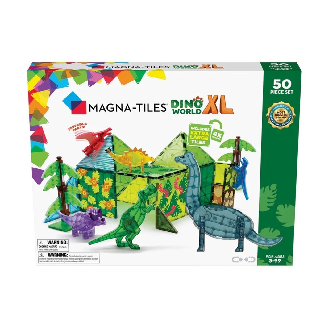 MAGNA TILES Dino World XL 50 piece set
