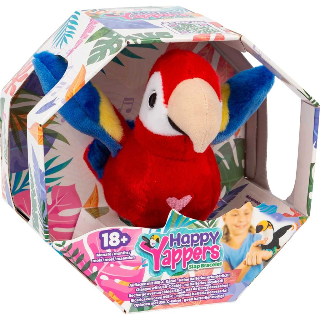 Happy Nappers Yappers Red Parrot