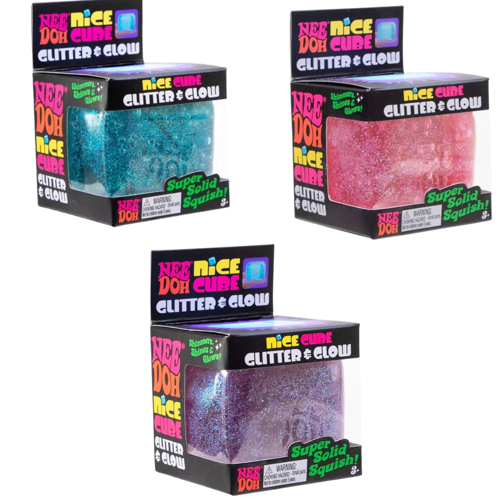 Needoh Glitter n Glow Nice Cube Assorted