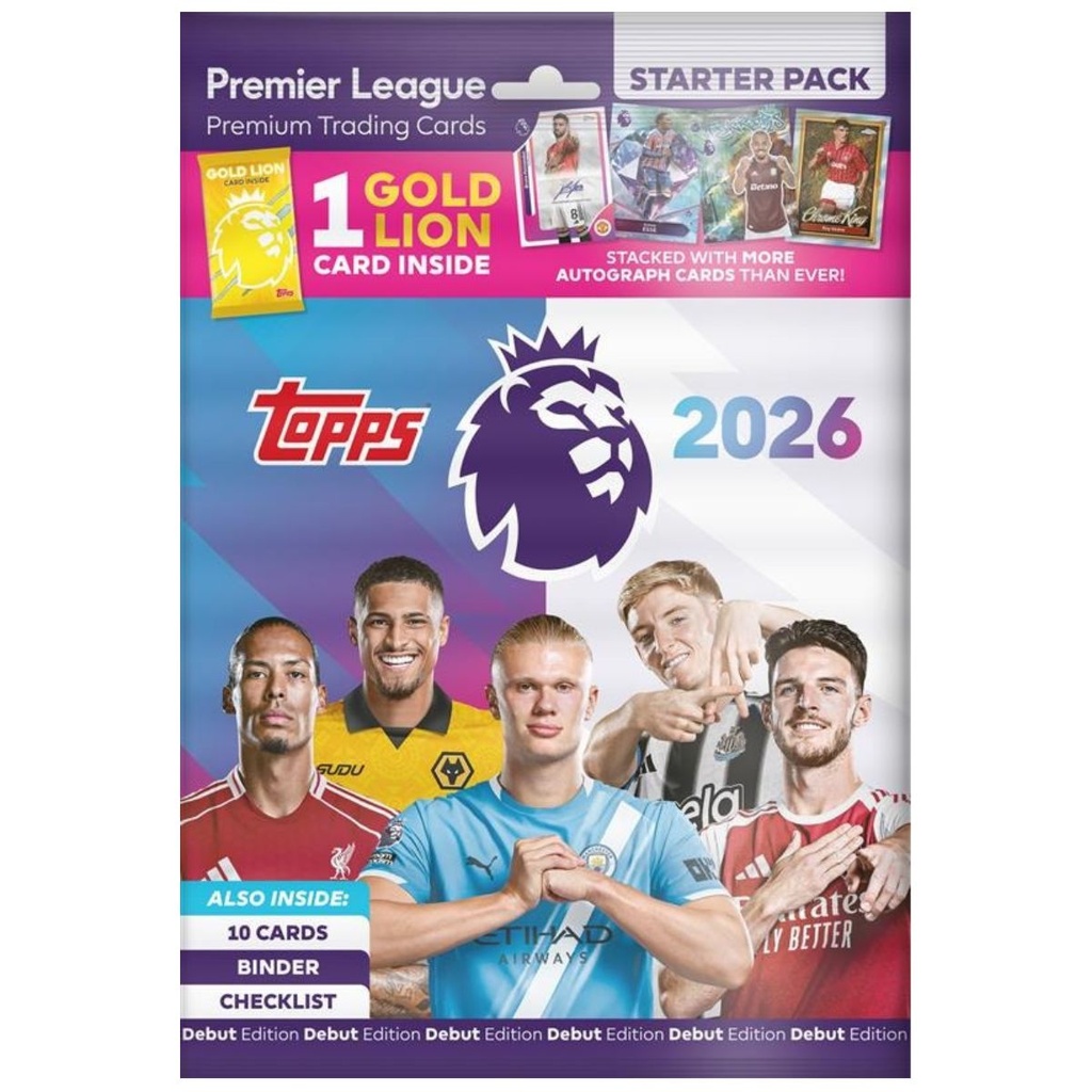 TOPPS Premier League Trading Cards Starter Pack