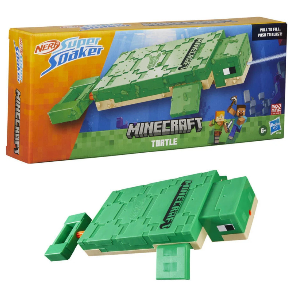 Nerf Super Soaker Minecraft Turtle Water Blaster