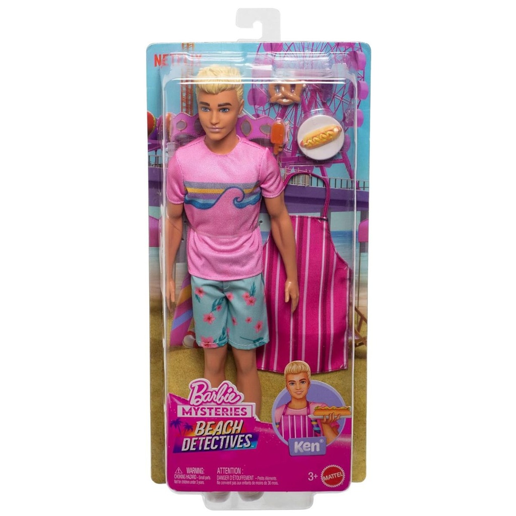 Barbie Mysteries Beach Detectives Ken Doll